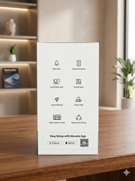 Camere Supraveghere Blurams 2-in-1, Rezolutie 2K | Transport Inclus